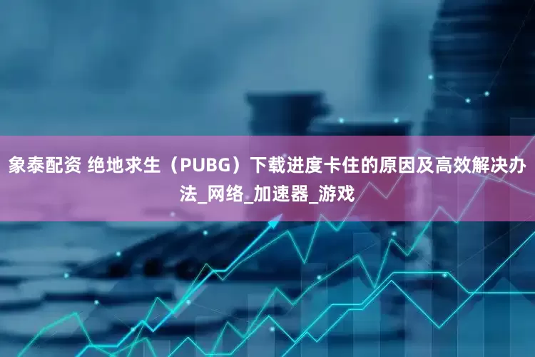 象泰配资 绝地求生（PUBG）下载进度卡住的原因及高效解决办法_网络_加速器_游戏
